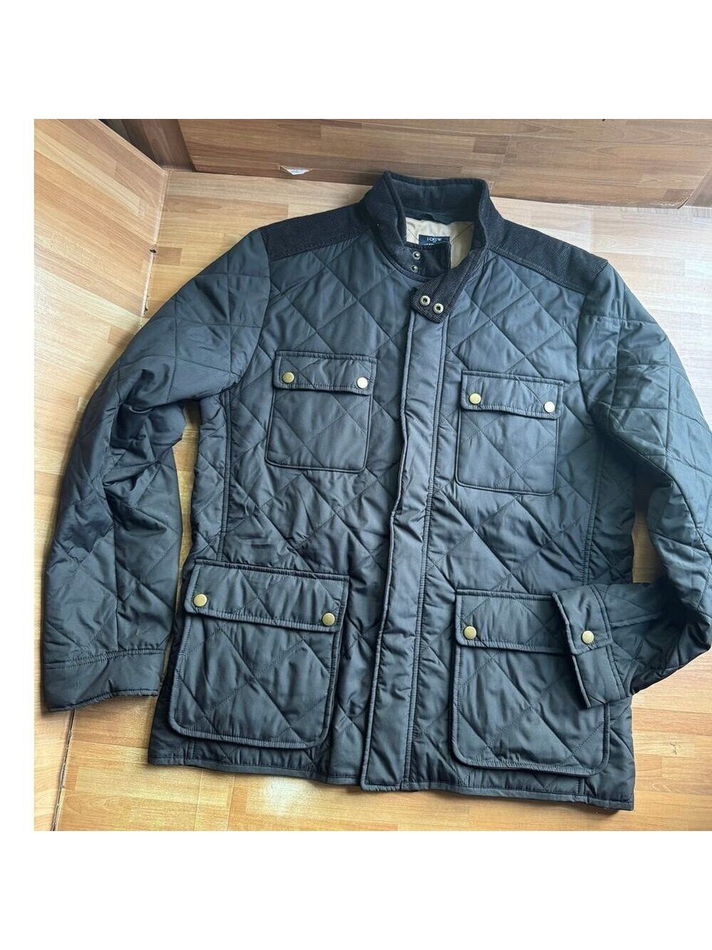 J.Crew quilted Greyson barn jacket size large